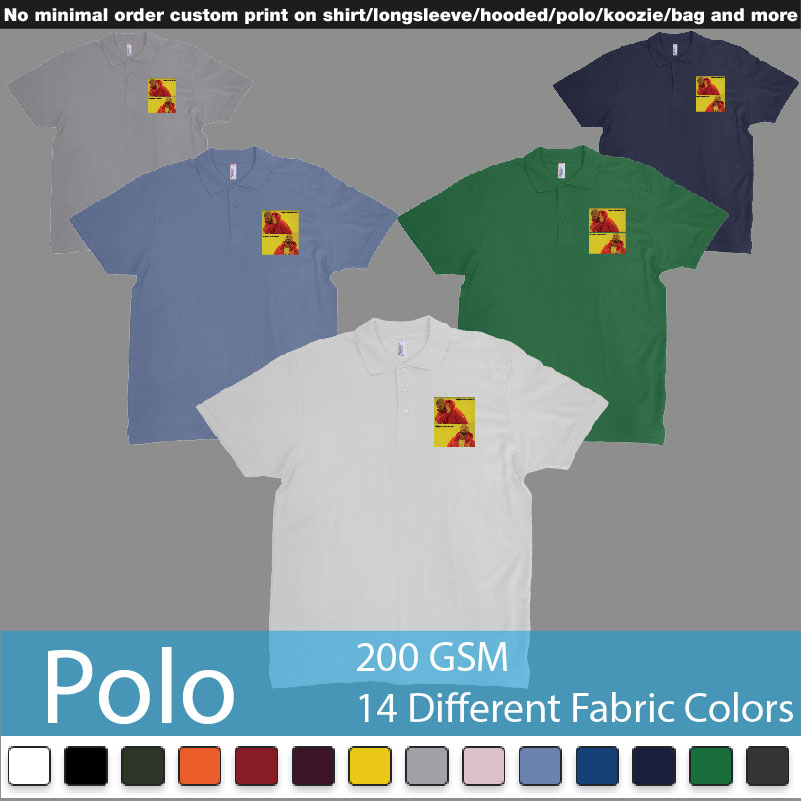 Drake Hotline Bling Custom Things You Like Love Hate Dont Want Polo Shirts Samples On Demand Printing Bali