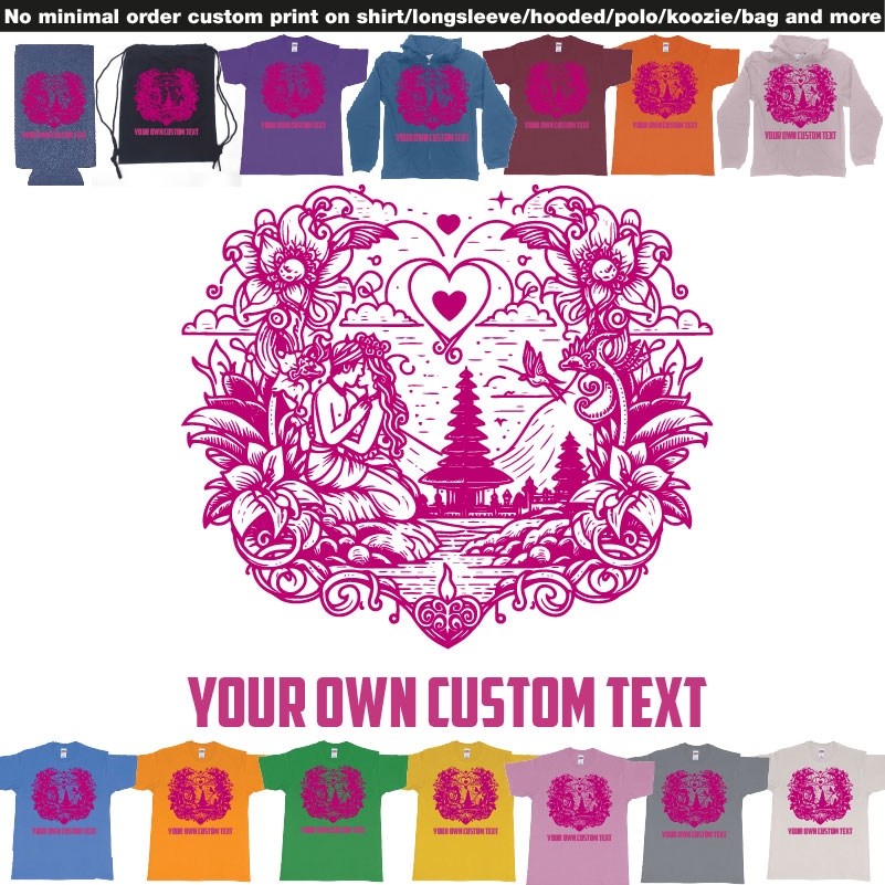 Happy Valentines Day Bali On Demand Printing Add Own Design 02 Overview Design Samples Overview Design Samples