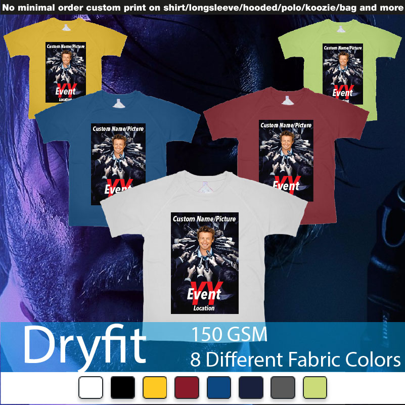 John Wick Poster Everyone Pointing Gun At You Custom Own Picture Dryfit Tshirts Samples On Demand Printing Bali