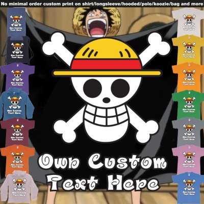 Jolly Roger Of The Straw Hat Pirates One Piece Custom Print